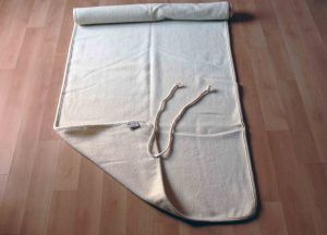 manta de lana para yoga